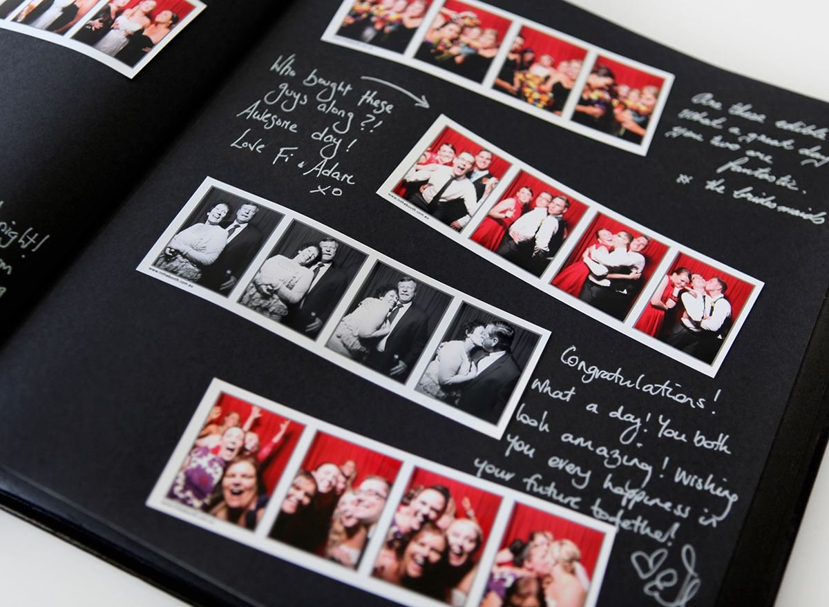 In the Booth Guest Book - Vancouver Best Alternative Entertainment for Wedding Reception