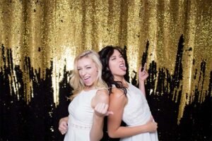 Backdrops - Gold & Black Sequin - Vancity Photo Booth